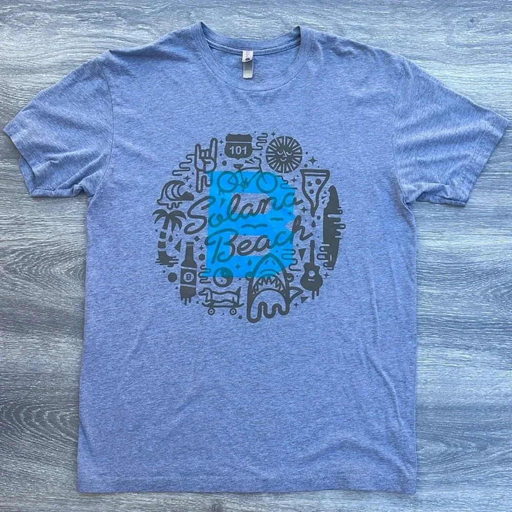 Men's Bottlecraft Solana Beach T-shirt, grey